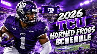 Information 2026 TCU Horned Frogs College Football Schedule Update