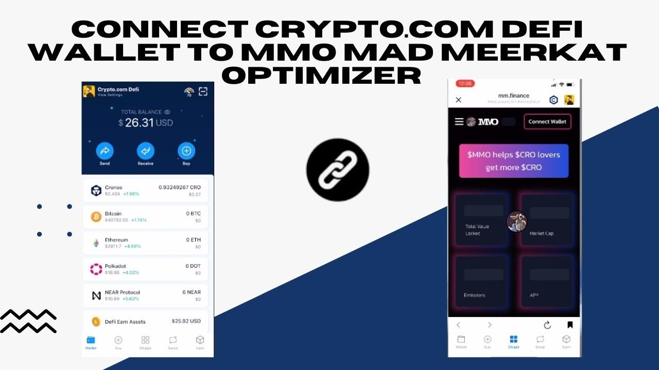 Connect Crypto.com Defi Wallet To MMO Mad Meerkat Optimizer