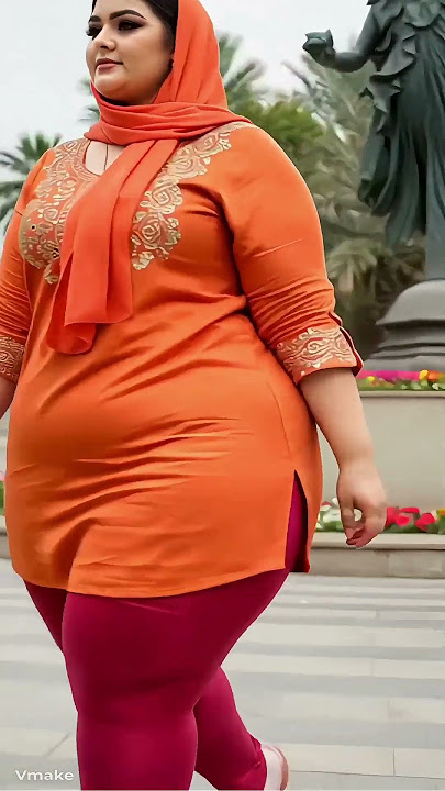 Plus-size Dubai Princess at the Park #dubaifashion #dubaiprincess #plussizemodel #shorts #plussize