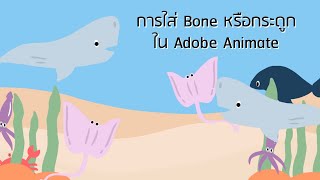 วิธีการใส่ Bone หรือกระดูก ใน Adobe Animate
