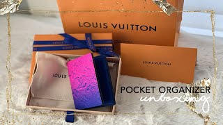 Louis Vuitton Chapman Pocket Organizer Monogram Savane Watercolour Unboxing  