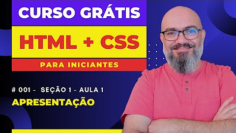 CURSO Web Fundamentos: HTML e CSS com PROJETOS - YouTube