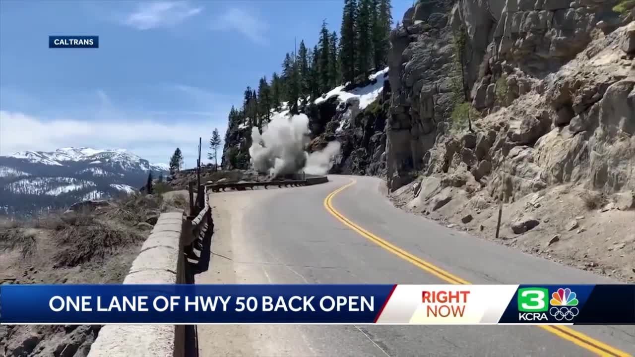 Lane Reopens After Rockslide Forced Highway 50 Closure Near Echo Summit lane-reopens-after-rockslide-forced-highway-50-closure-near-echo-summit