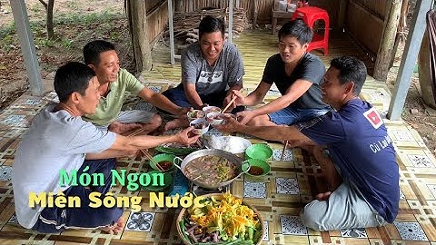 Món ngon miền sông nước cá ngát nấu lẩu mắm thưởng thức thành quả cùng anh em | Cldv #641