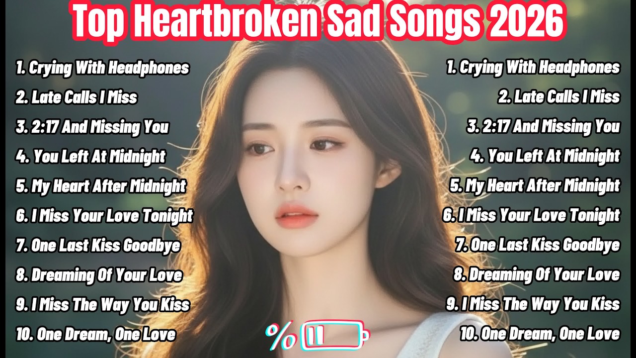 Nonstop Heartbroken Sad Songs 2026 💔 | Emotional English Playlist - LiniSlowmo