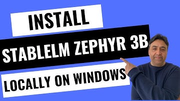 Install StableLM Zephyr 3B Locally on Windows