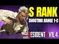 EASY S Rank in Shooting Range 1-C | Resident Evil 4 Remake