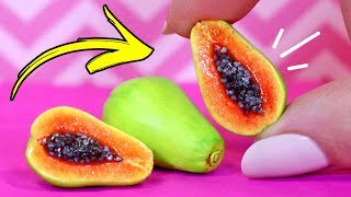 🌟 МИНИ ПАПАЙЯ ❤️ ИДЕИ ЕДЫ DIY! Полимерная глина Мастер класс ❤️ Анна Оськина 🌟 МИНИ ПАПАЙЯ ❤️ ИДЕИ ЕДЫ DIY! Полимерная глина Мастер класс ❤️ Анна Оськина