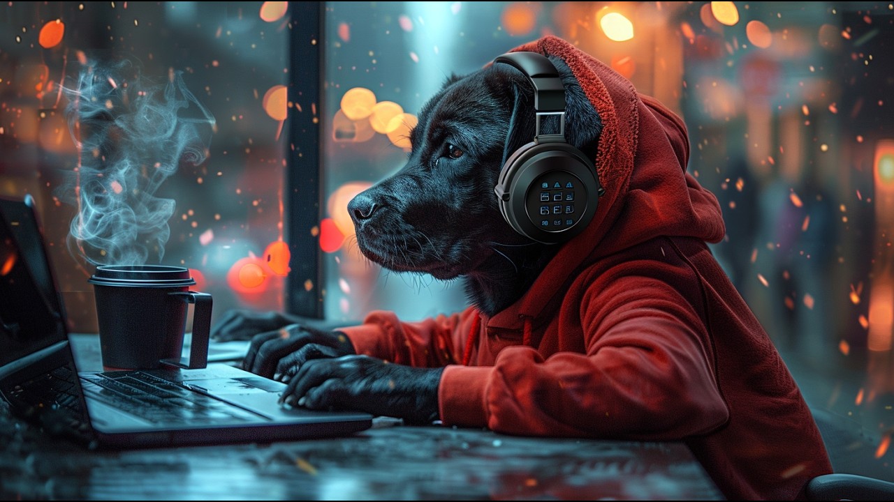 The Black Lab – 4 Hours of Deep Blues Lo-Fi for Focus & Study