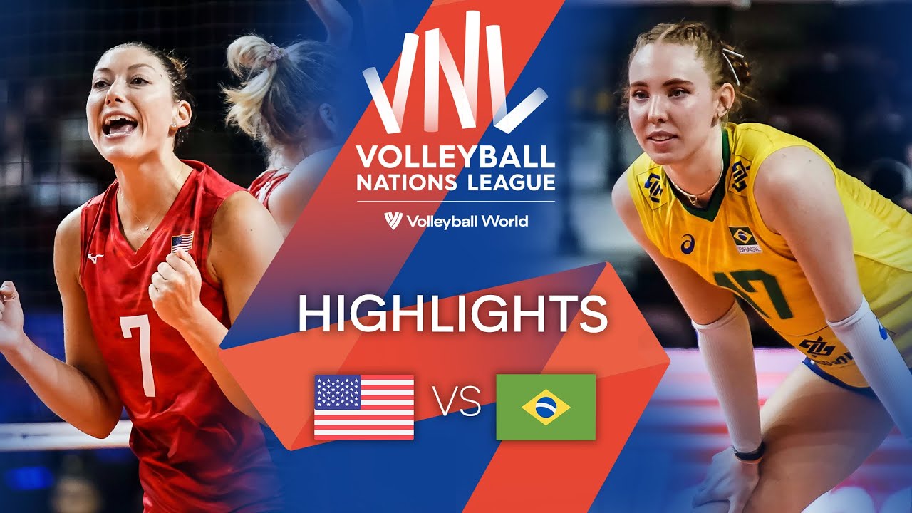 USA women overpower Brazil in Volleyball Nations League, U21 roster set Volleyballmag