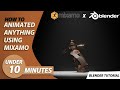 How to ANIMATED ANYTHING Using MIXAMO| Blender Tutorial