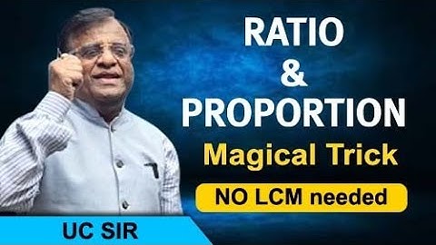 Master Ratio & Proportion in Minutes | Vedic #maths  #tricks  for Quick Calculations #video
