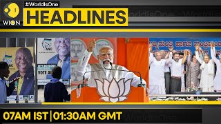 Zee AI exit poll: NDA set to return | South Africa: ANC short, focus on alliances | WION Headlines