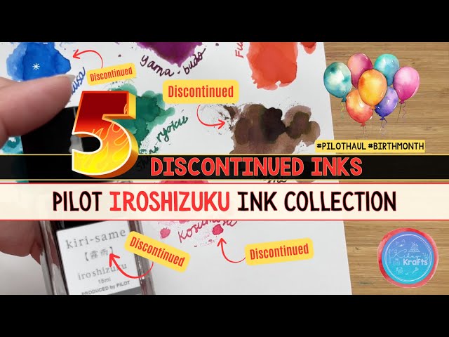 Pilot Iroshizuku Inks: Discontinued Inks | Ina-ho | Tsukushi