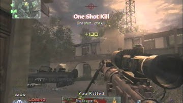 MW2 sniper daytage FIRST BLOOD