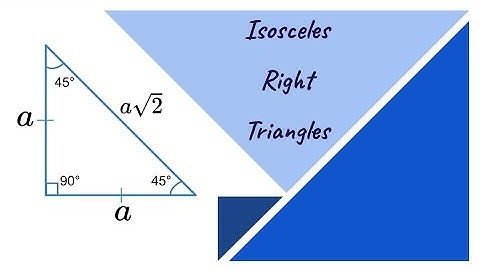 Isosceles Right Triangles - Solved