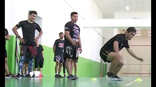 Atlet Wushu Jalani Tes Fisik Sebelum Masuk Pelatnas