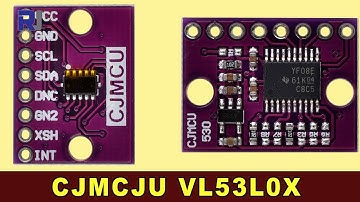 Using CJMCU VL53L0X ToF using laser to measure distance with Arduino RJT110