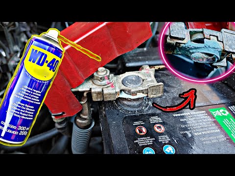 Vídeo: É seguro colocar o wd40 na bateria do carro?