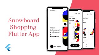 Snowboard Shopping App - Flutter UI - Speed Code
