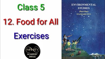 12. Food For All Environment Exercise 5th environmental studies Chapter 12 answer lesson 12 EVS 1