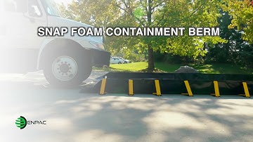 Stinger Snap Foam - Drive Through Containment Berm for Military Fuel and Oil Tankers
