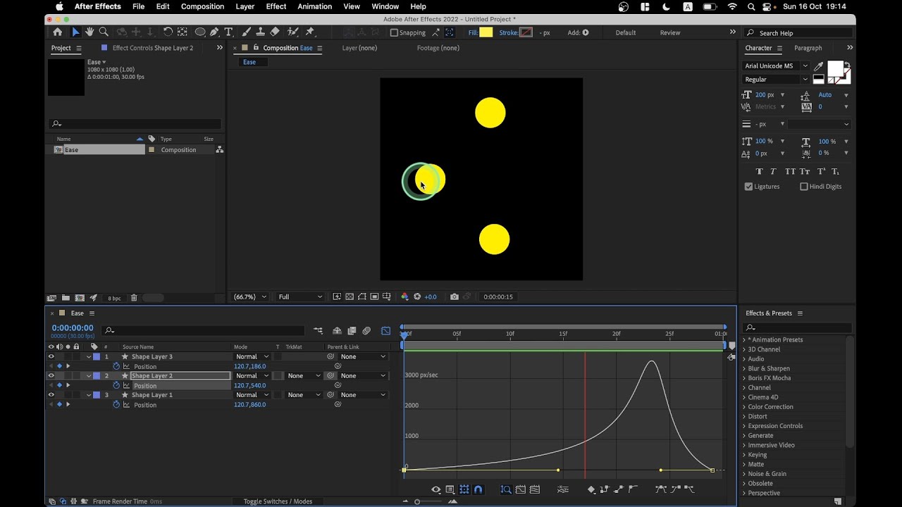 มารู้จักการ Ease ปรับกราฟ Animate เพื่อให้งานดูมีราคา [สอนใช้ After ...