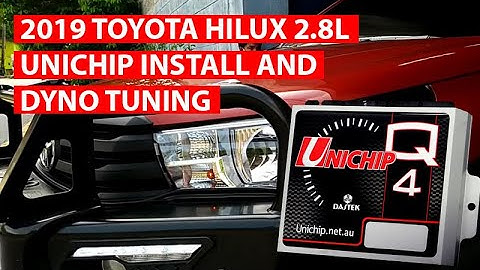2019 Toyota Hilux Unichip install and Dyno Tuning