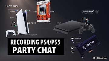 How to Record Party Chat on PS4/PS5 with Elgato HD60 Pro !!! (Headsets)
