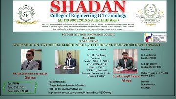 webinar on Entrepreneurship skill, attitude and behaviour development