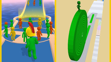 Giant Rush Vs Layers Roll : All Levels Gameplay - New Update Android, iOS #17