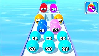 Soft Ball Run Merge 2048 ! All Levels Gameplay (693-697) android, ios screenshot 5