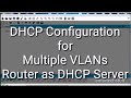 DHCP Configuration in Packet tracer with vlans