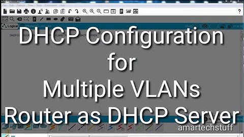 DHCP Configuration in Packet tracer with vlans