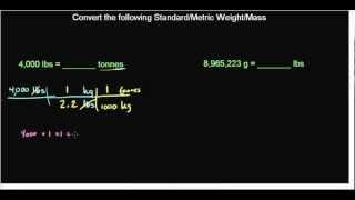 Conversions   Weight and Mass 2