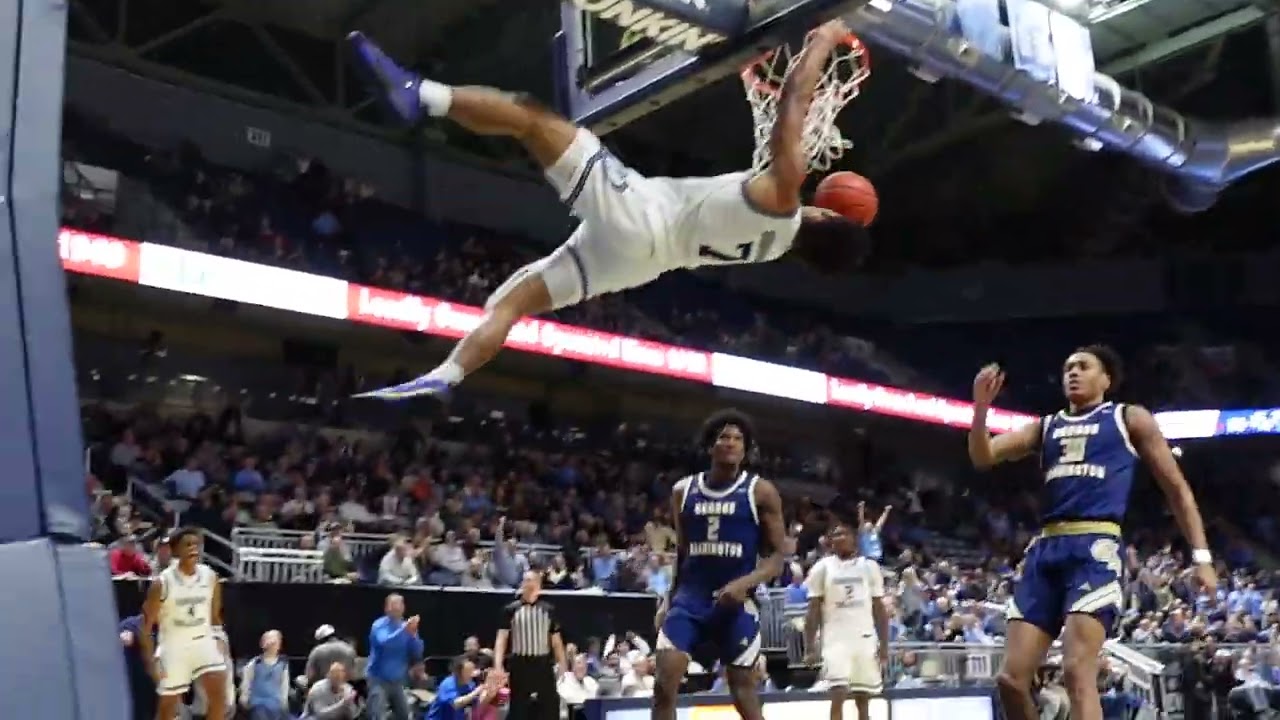 WATCH: Comeback falls short for men's basketball in loss to George Washington