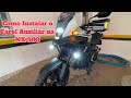 Como Instalar o Farol Auxiliar na NX 500