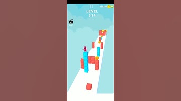 cube stacker surfer best Android and iOS gameplay level 314