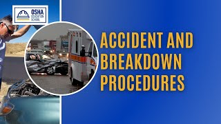 Roadside Emergency | Accident & Breakdown Procedures | Workplace Safety Certification