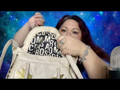 ASMR BAG SWAP ( BAG RUMMAGING  / RAMBLE ( BARBIE MOVIE )