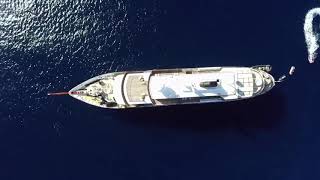 86m CHAKRA Mega Yacht Sets Sail