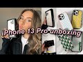 iPhone 13 Pro unboxing, set up, accessories haul, camera test + more !!