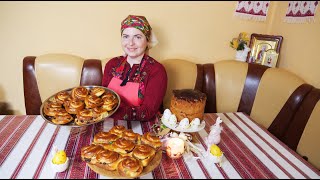 Ukrainian Easter in the village. We prepared the traditional EASTER pastry KIFLYKA