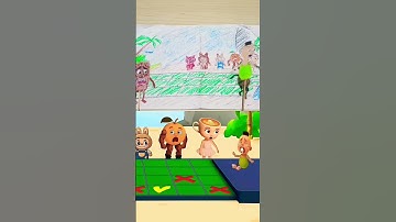 tung tung sahur & hamood habibi playing music game😃🤩🫰#shorts