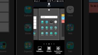 How to add widgets in Samsung Galaxy Note 4 screenshot 1