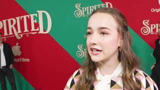 Celebrity Marlow Barkley Interview | Spirited Premiere Red Carpet Net Worth