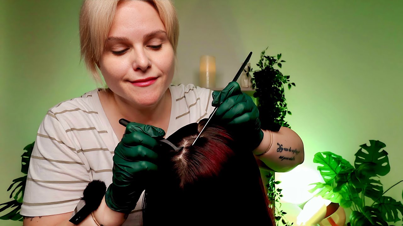 A Satisfying ASMR Real Person Scalp Check