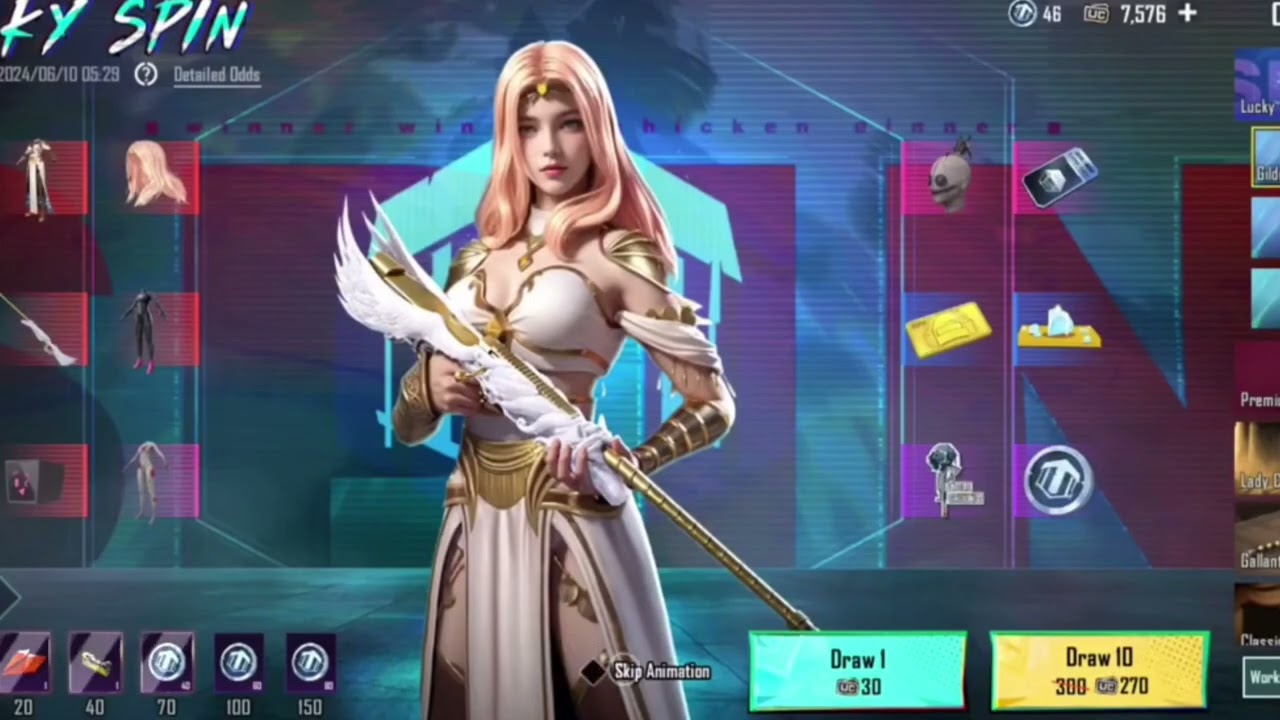 Gilded crate opening bgmi | Gilded Lucky spin | new crate opening| Golden crate opening