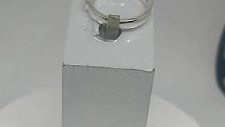 Beautiful Bright Shine Emerald Silver Ring Online At 9Gem.eu