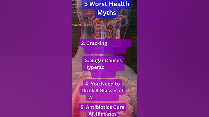 5 Worst Health Myths Debunked: Don't Fall for These Misconceptions